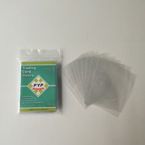 2 Mil Crystal Clear Poly Soft Trading Card-ærmer