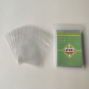 Crystal Clear Standard Euro Størrelse Kortærme 59x92mm Board Game Card ærmer